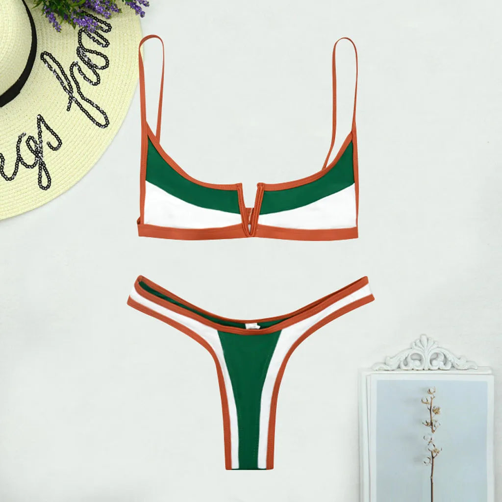 Isla Cut-Out Patchwork One-Piece Swimsuit