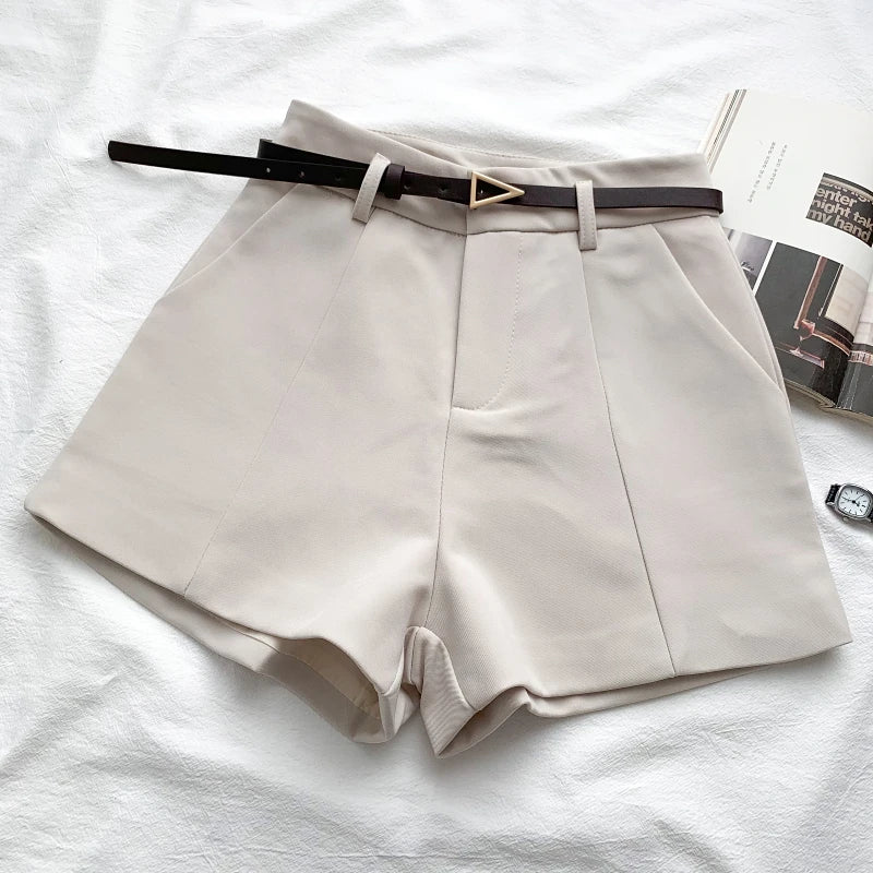 Arden Belted A-Line Shorts