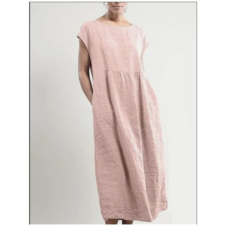 Lina Casual Pocket Maxi Dress
