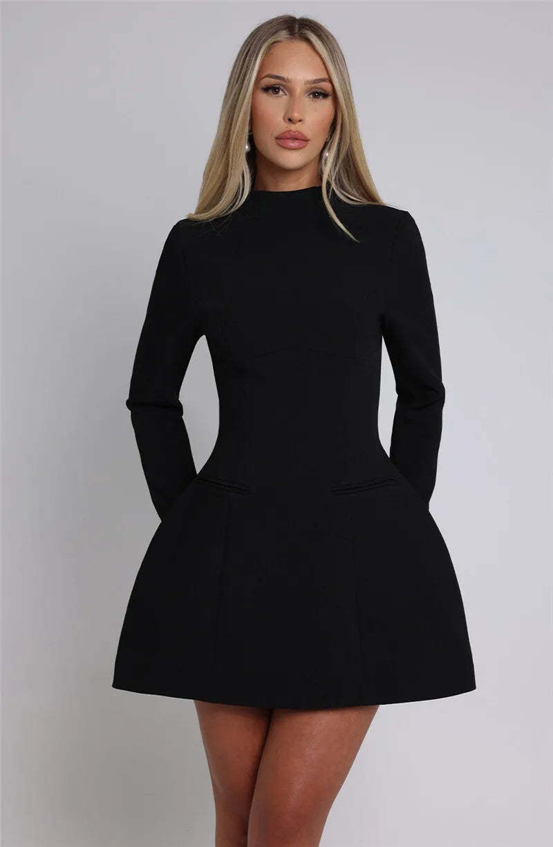 Elvaya Backless A-Line Mini Dress