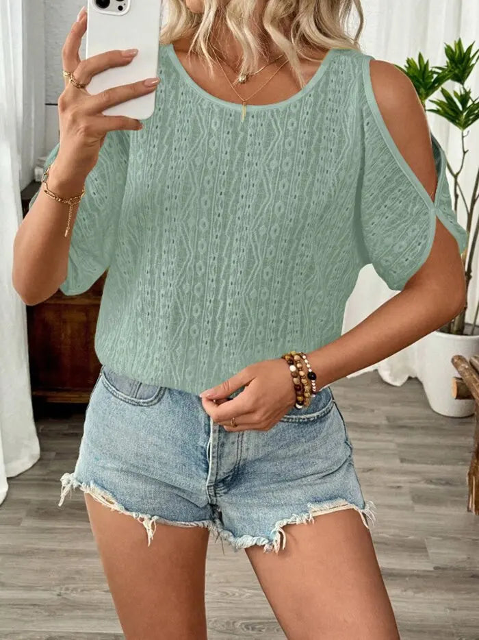 Lunara Off-Shoulder Boho Blouse