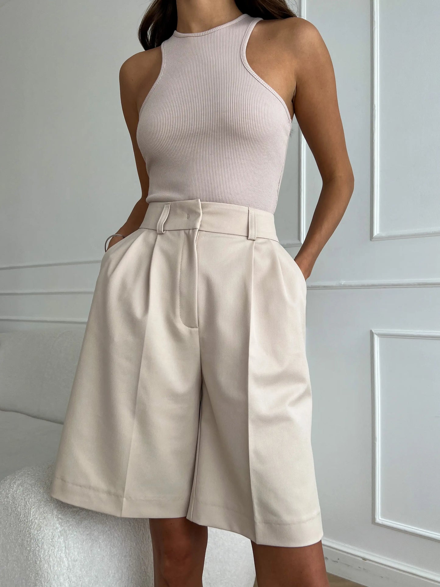 Nayla High-Waisted Y2K Shorts