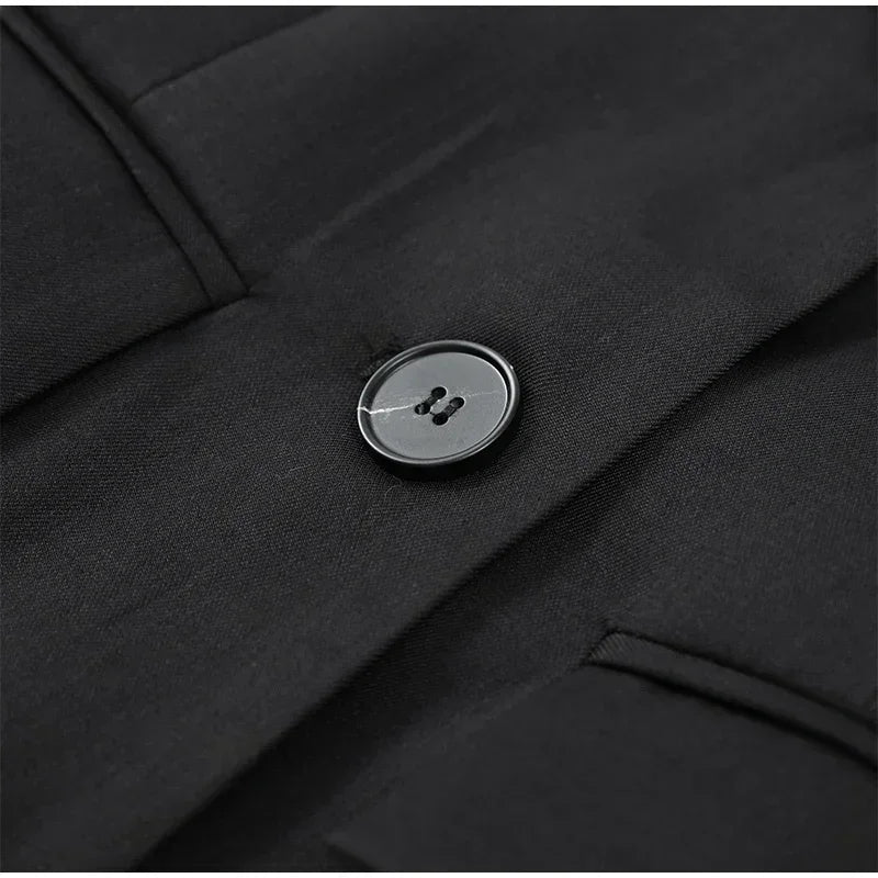 Arvella Black Blazer Mini Dress