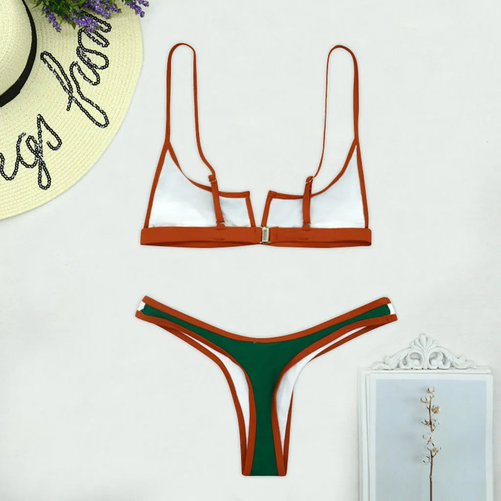 Isla Cut-Out Patchwork One-Piece Swimsuit