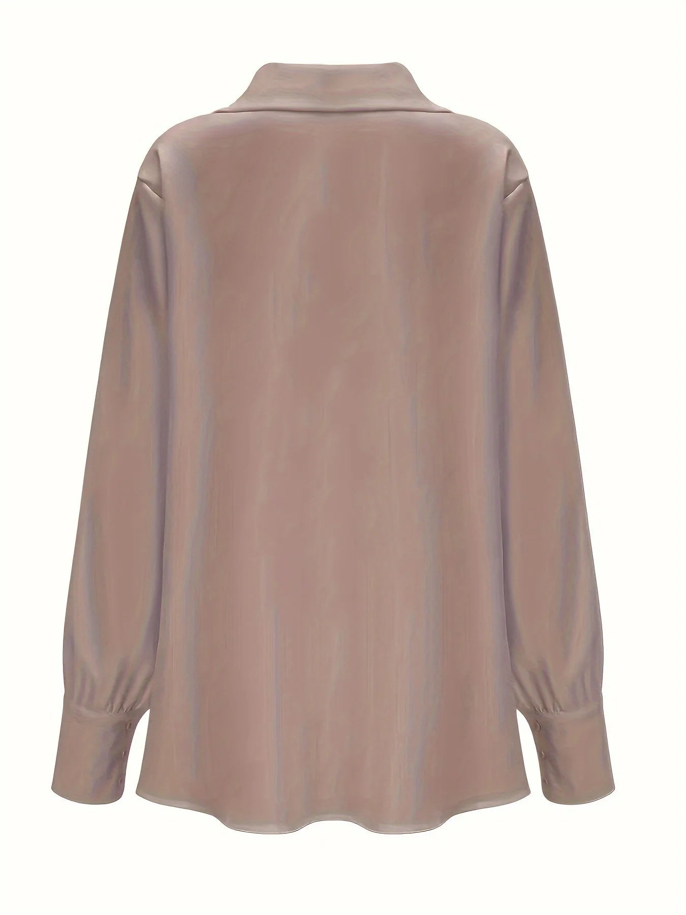 Elena Cowl Neck Fold-Over Blouse