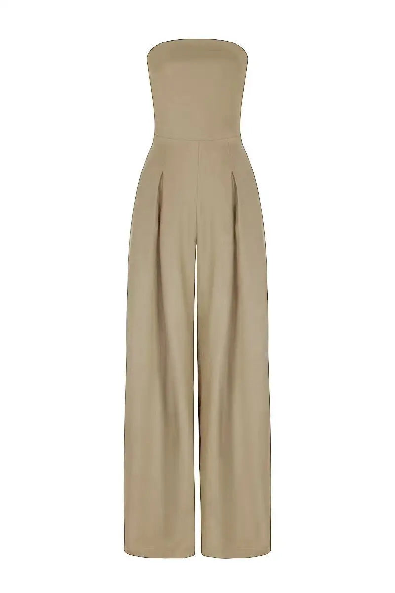 Avenna Strapless Wide-Leg Jumpsuit