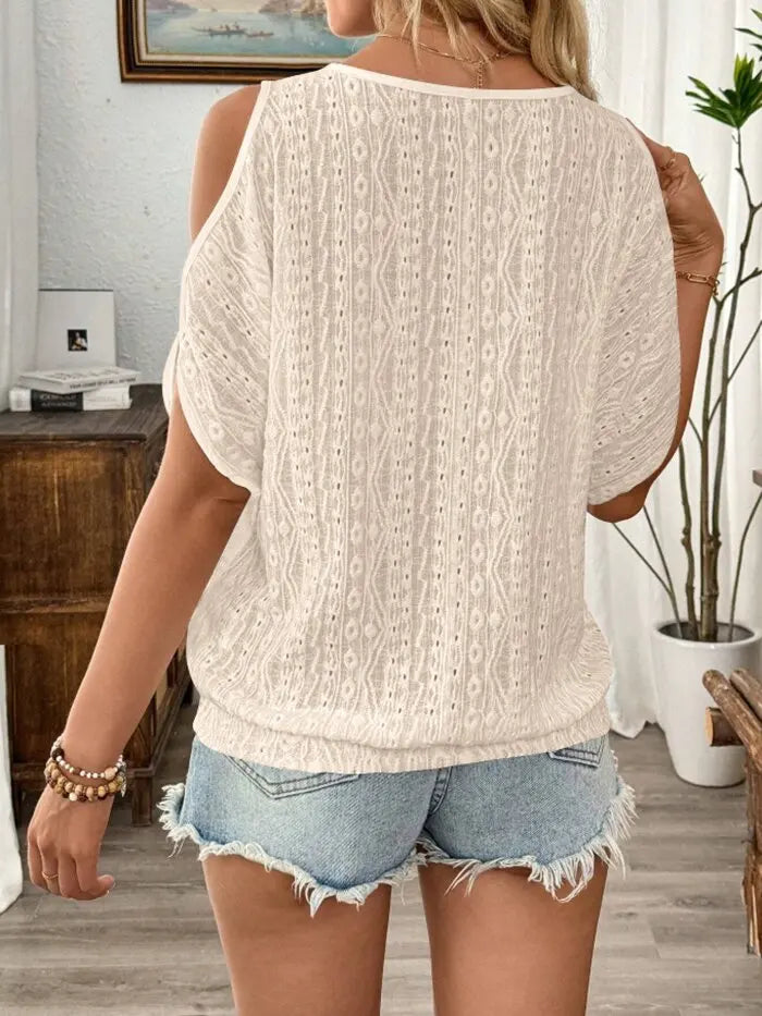 Lunara Off-Shoulder Boho Blouse