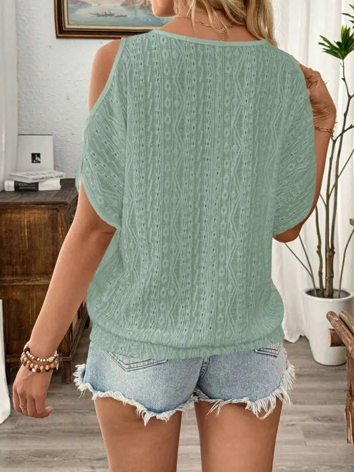 Lunara Off-Shoulder Boho Blouse