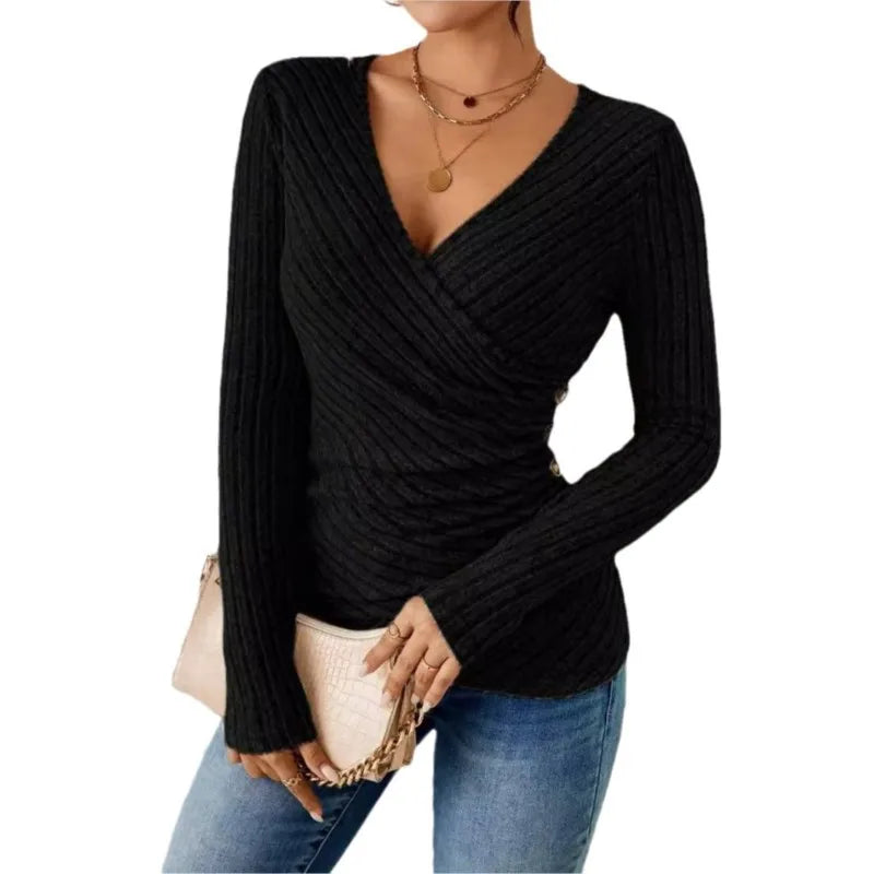 Nerina Ribbed Bodycon Knit Top