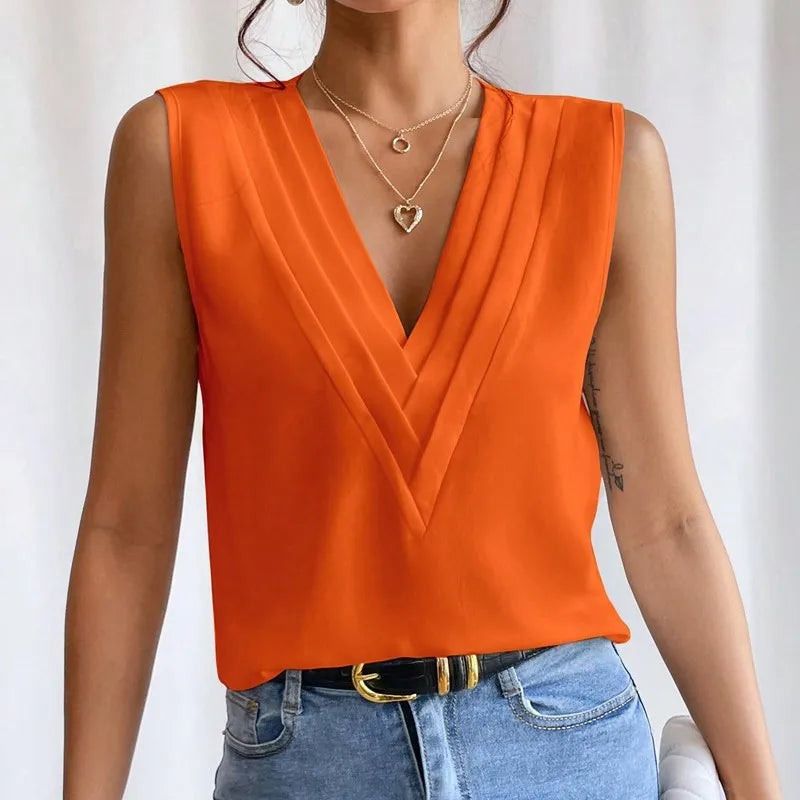 Sienna Layered V-Neck Tank Top