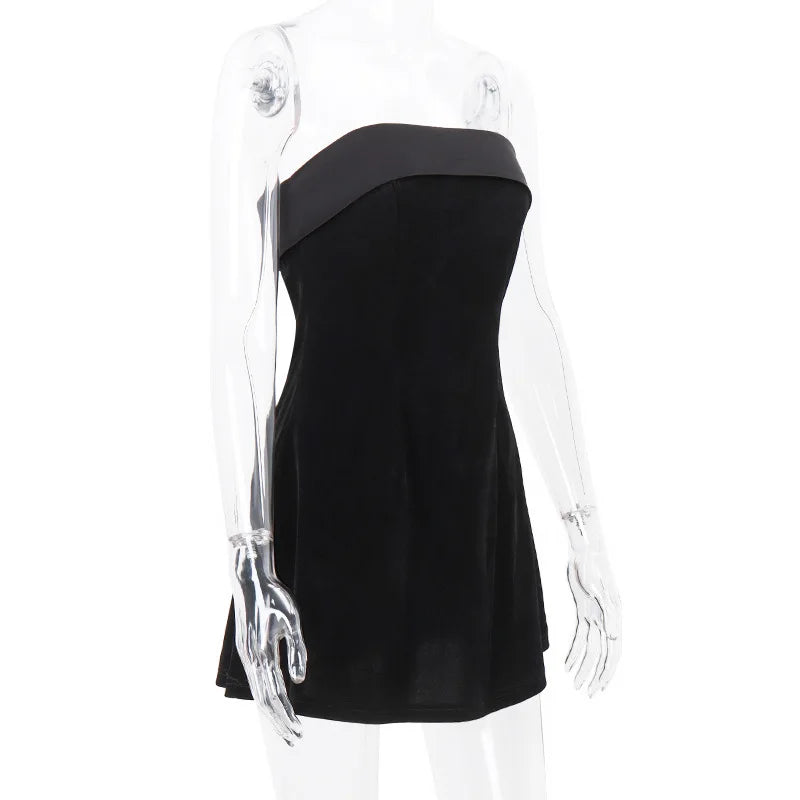 Zephira Strapless A-Line Mini Dress