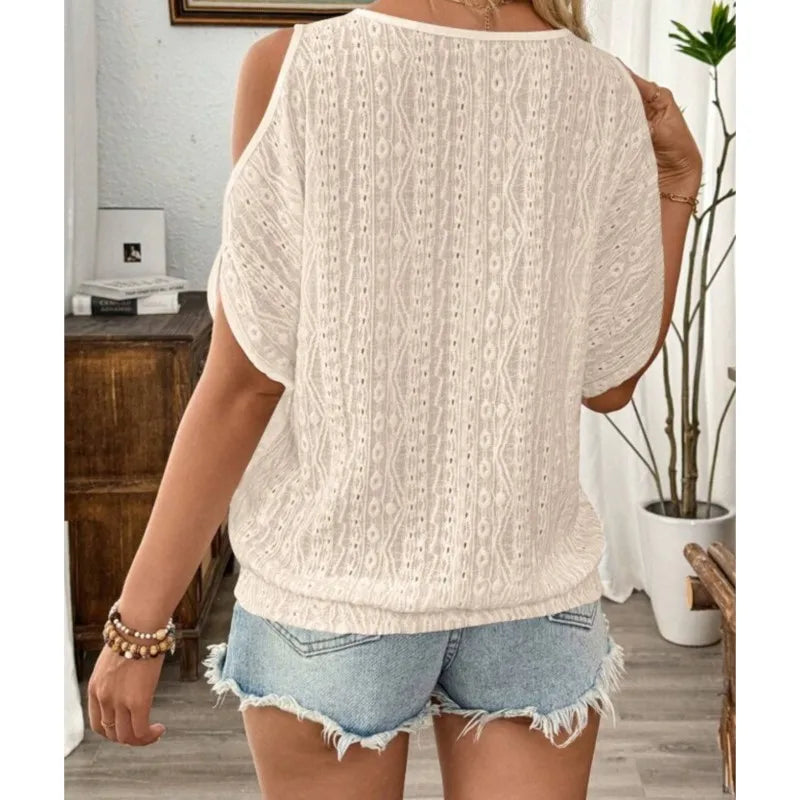 Lunara Off-Shoulder Boho Blouse
