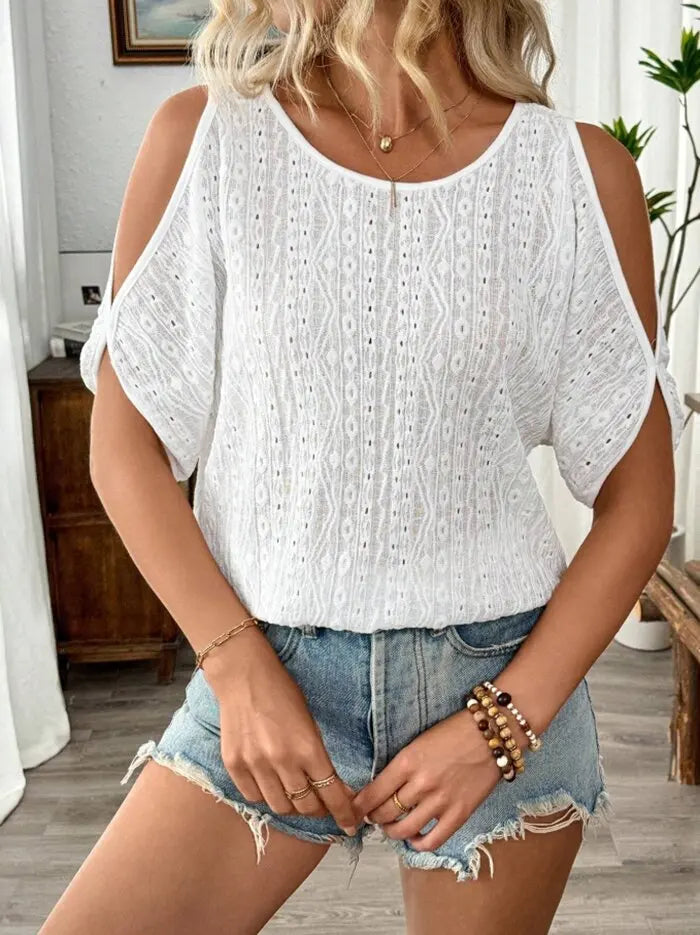 Lunara Off-Shoulder Boho Blouse
