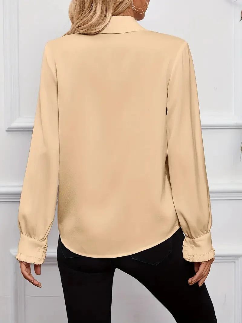 Maela Ruffled Layered Boho Blouse