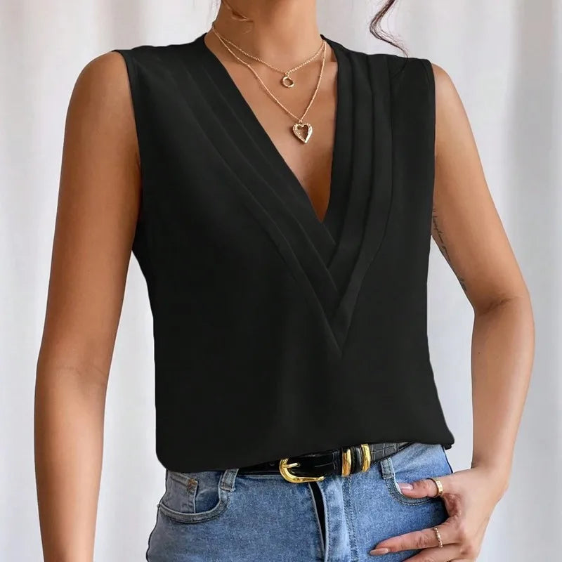 Sienna Layered V-Neck Tank Top