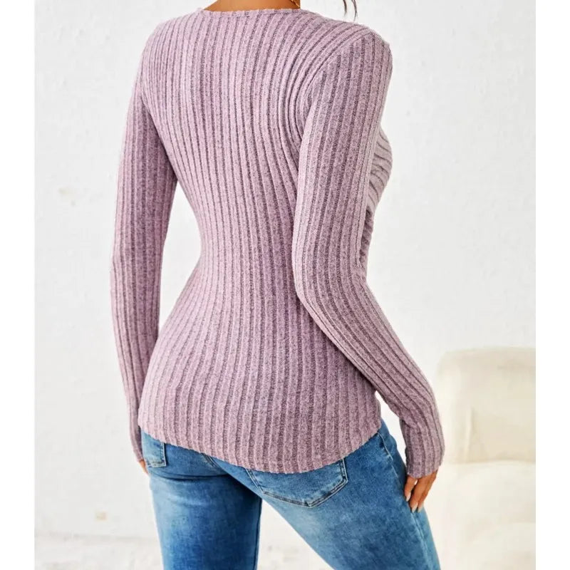 Nerina Ribbed Bodycon Knit Top