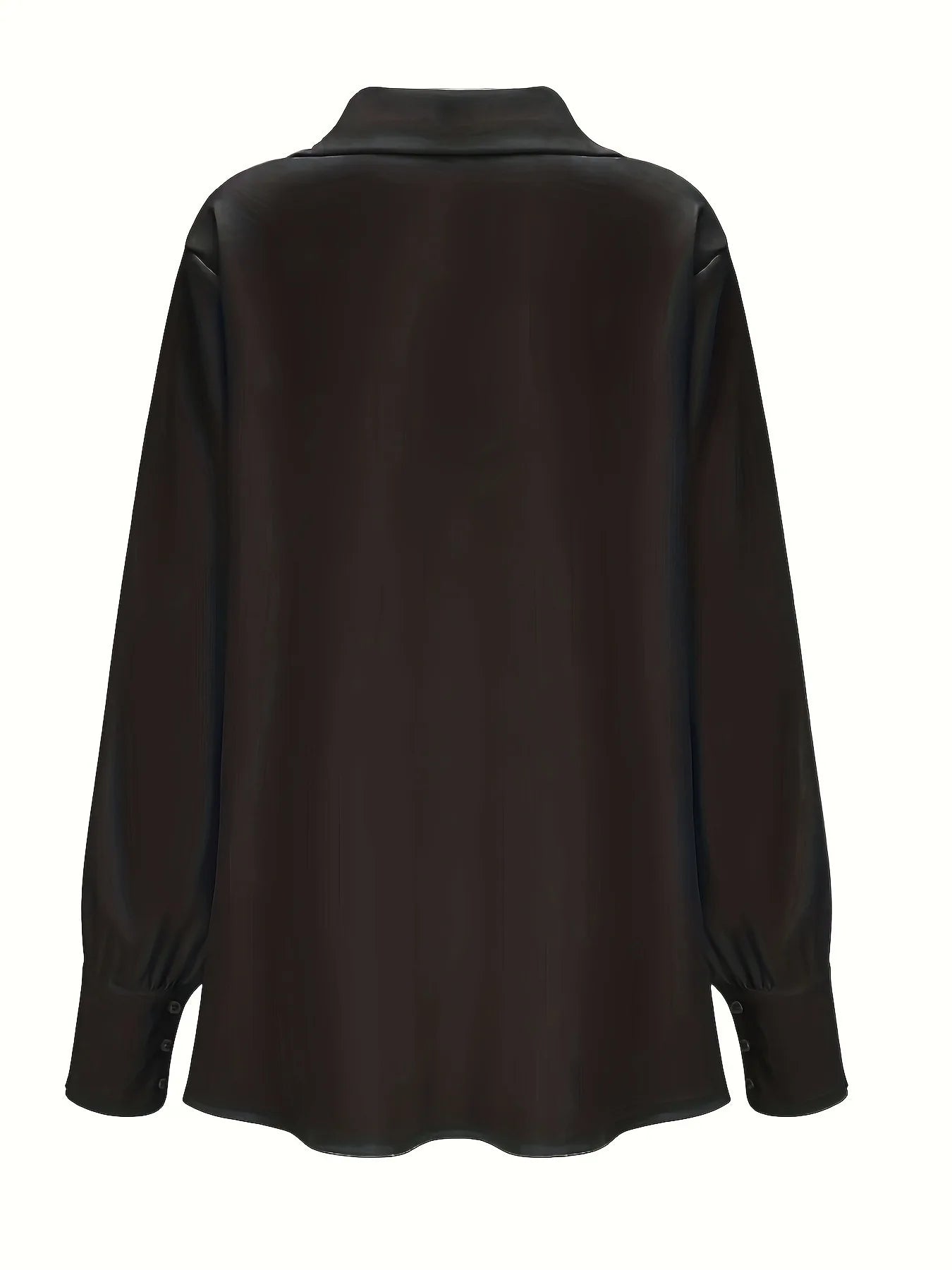Elena Cowl Neck Fold-Over Blouse