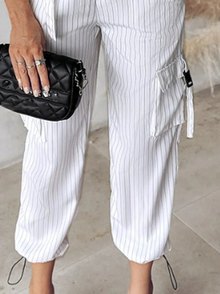 Alora Striped Vest & Pants Set