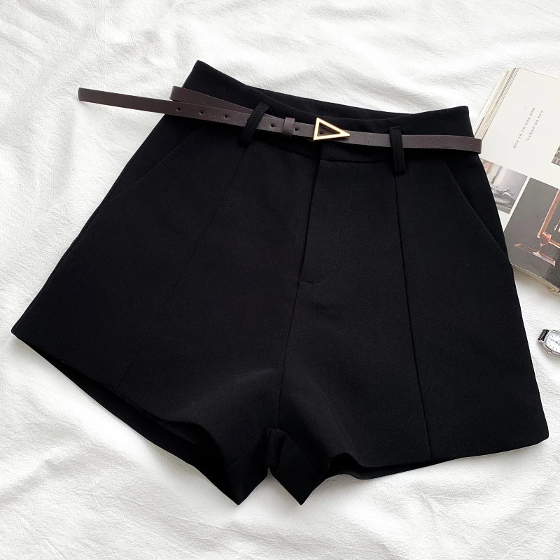 Arden Belted A-Line Shorts