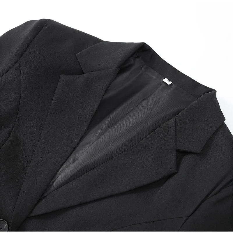 Arvella Black Blazer Mini Dress