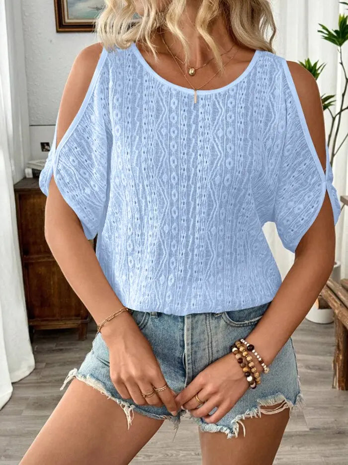 Lunara Off-Shoulder Boho Blouse