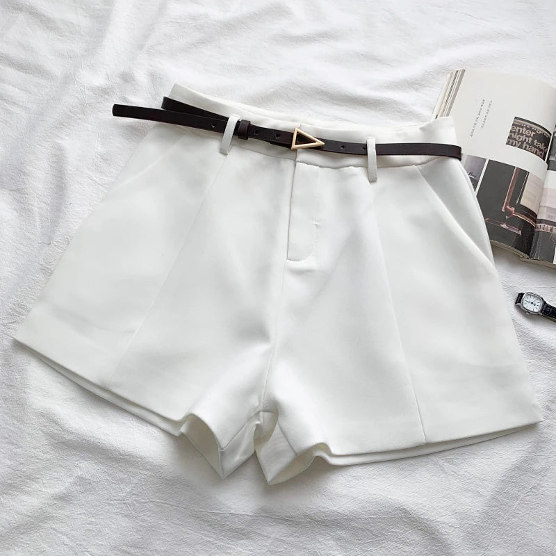 Arden Belted A-Line Shorts