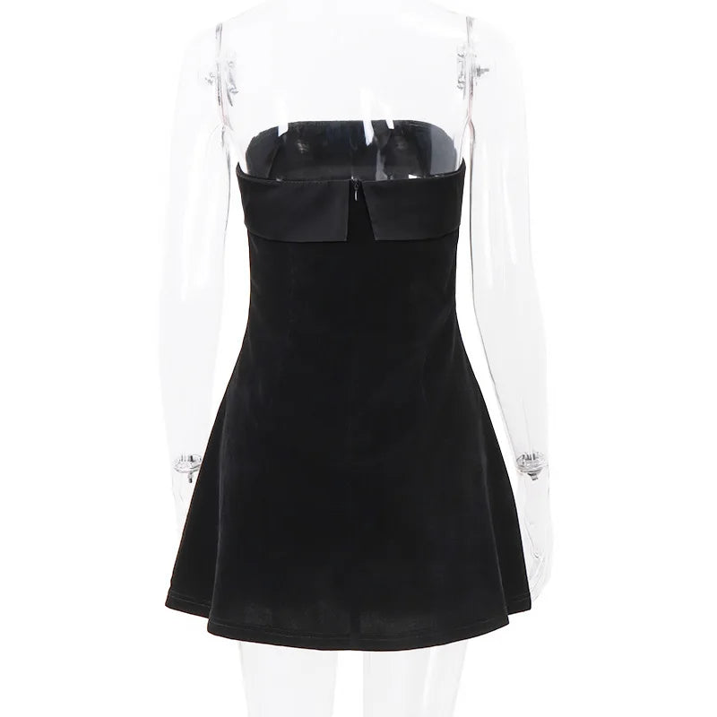 Zephira Strapless A-Line Mini Dress