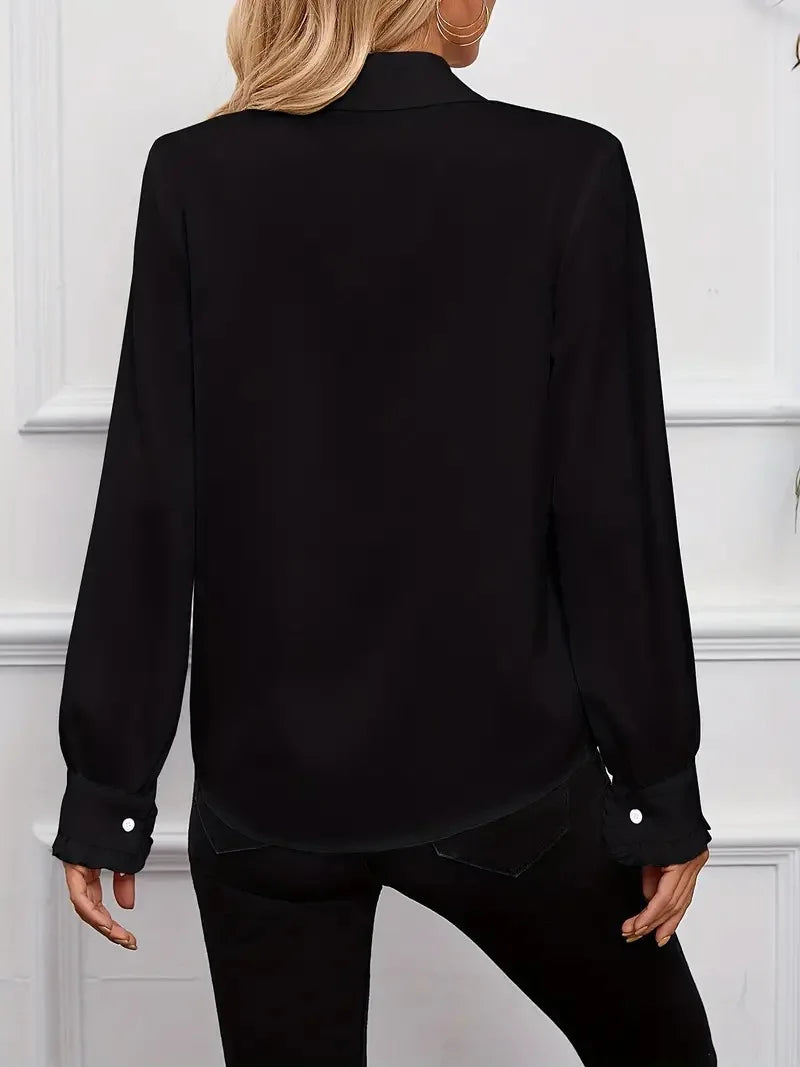 Maela Ruffled Layered Boho Blouse