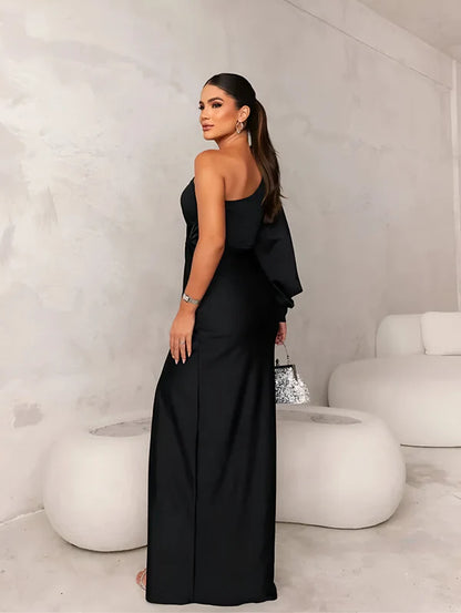 Elegant Satin Dress 