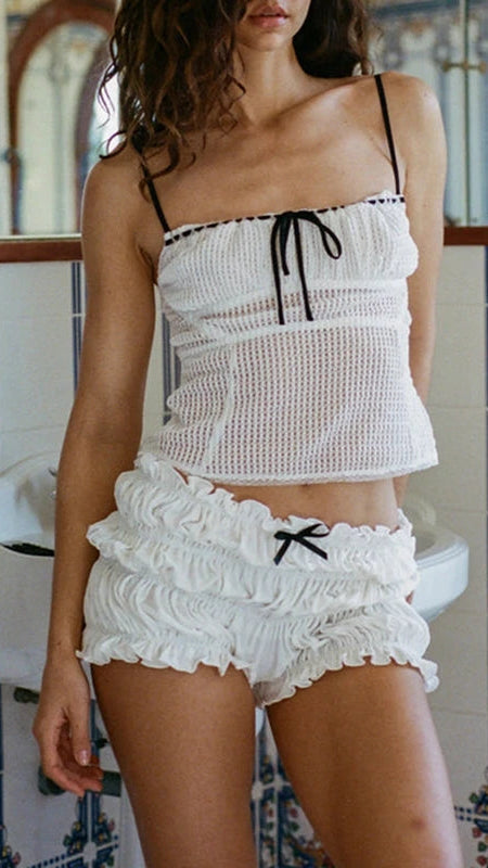 Liora Ruffle Bow Bloomers