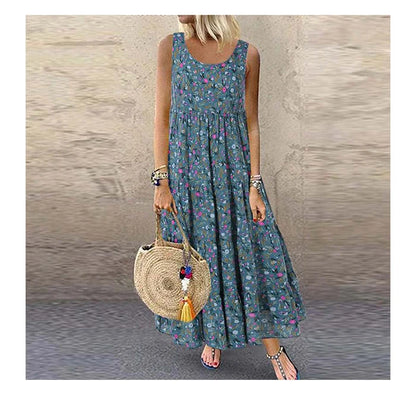 Ginevra Bohemian Floral Maxi Dress