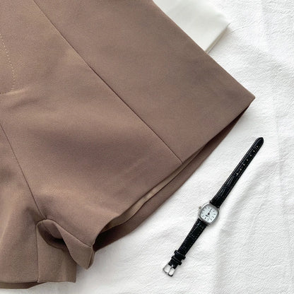 Arden Belted A-Line Shorts