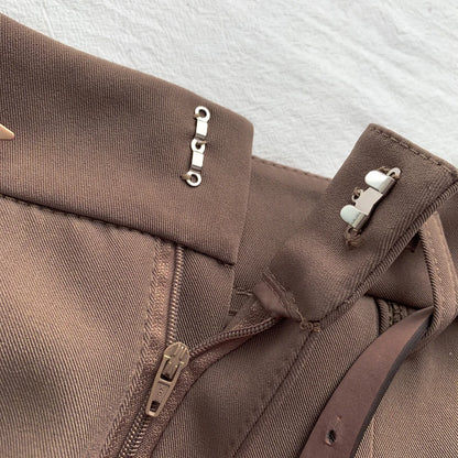 Arden Belted A-Line Shorts