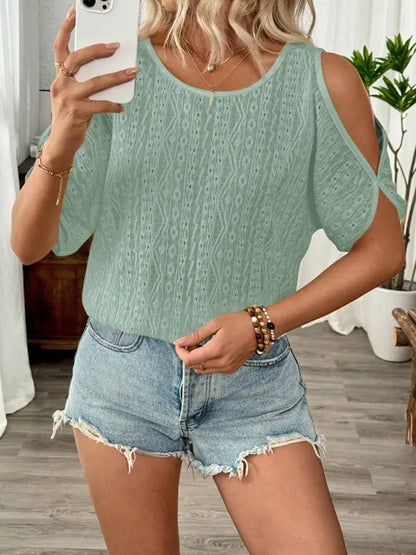 Lunara Off-Shoulder Boho Blouse