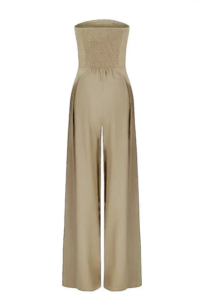 Avenna Strapless Wide-Leg Jumpsuit