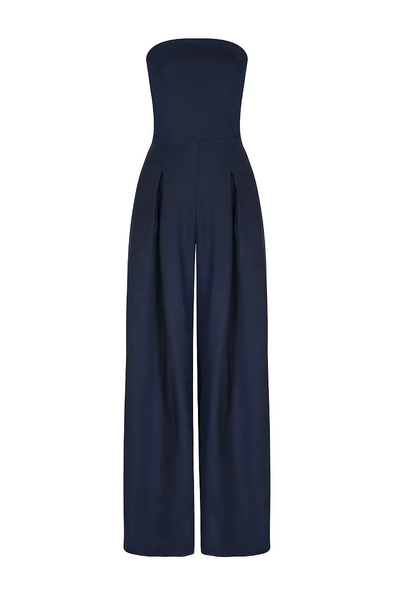 Avenna Strapless Wide-Leg Jumpsuit