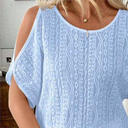 Lunara Off-Shoulder Boho Blouse