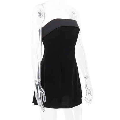 Zephira Strapless A-Line Mini Dress