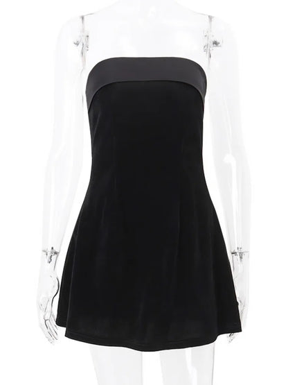 Zephira Strapless A-Line Mini Dress