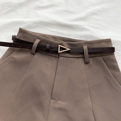 Arden Belted A-Line Shorts
