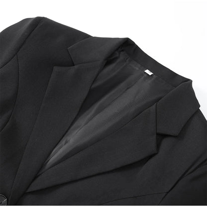 Arvella Black Blazer Mini Dress
