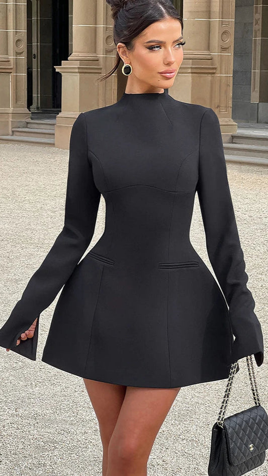 Elvaya Backless A-Line Mini Dress
