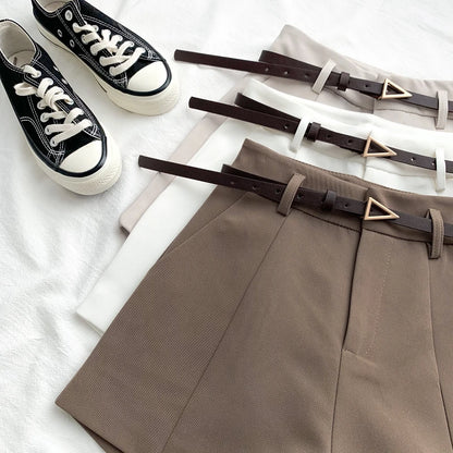 Arden Belted A-Line Shorts