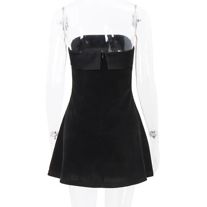 Zephira Strapless A-Line Mini Dress