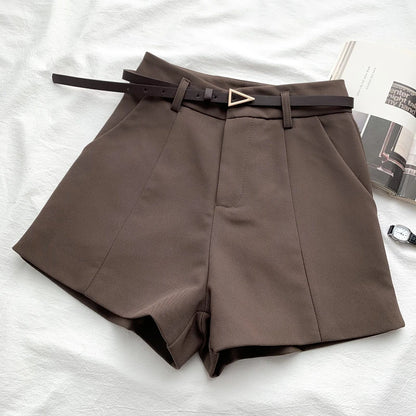 Arden Belted A-Line Shorts