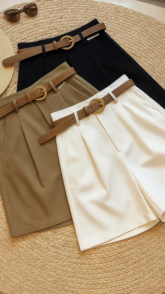Elise Cotton A-Line Shorts