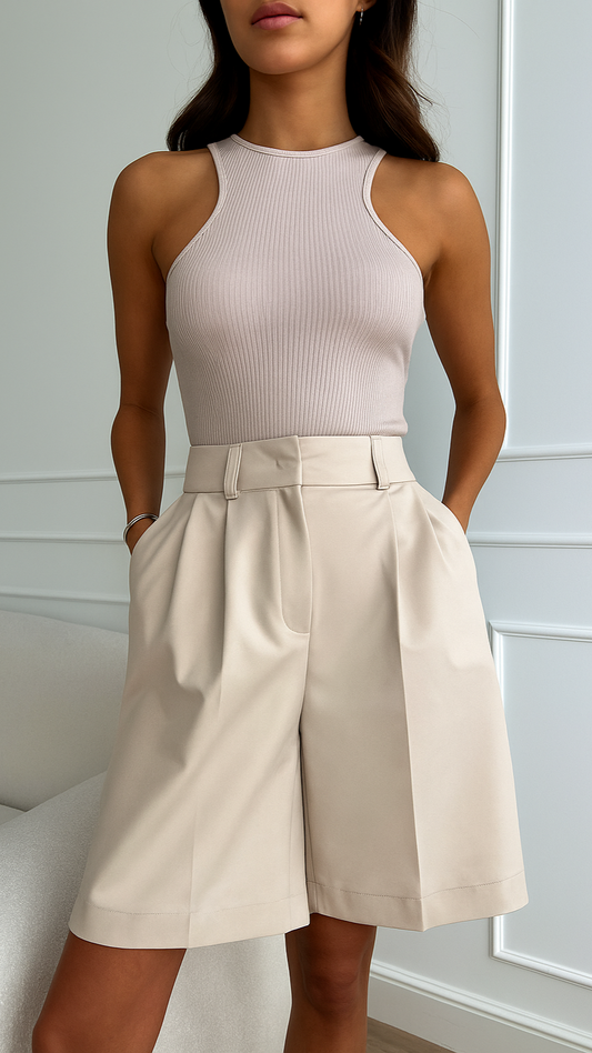 Nayla High-Waisted Y2K Shorts